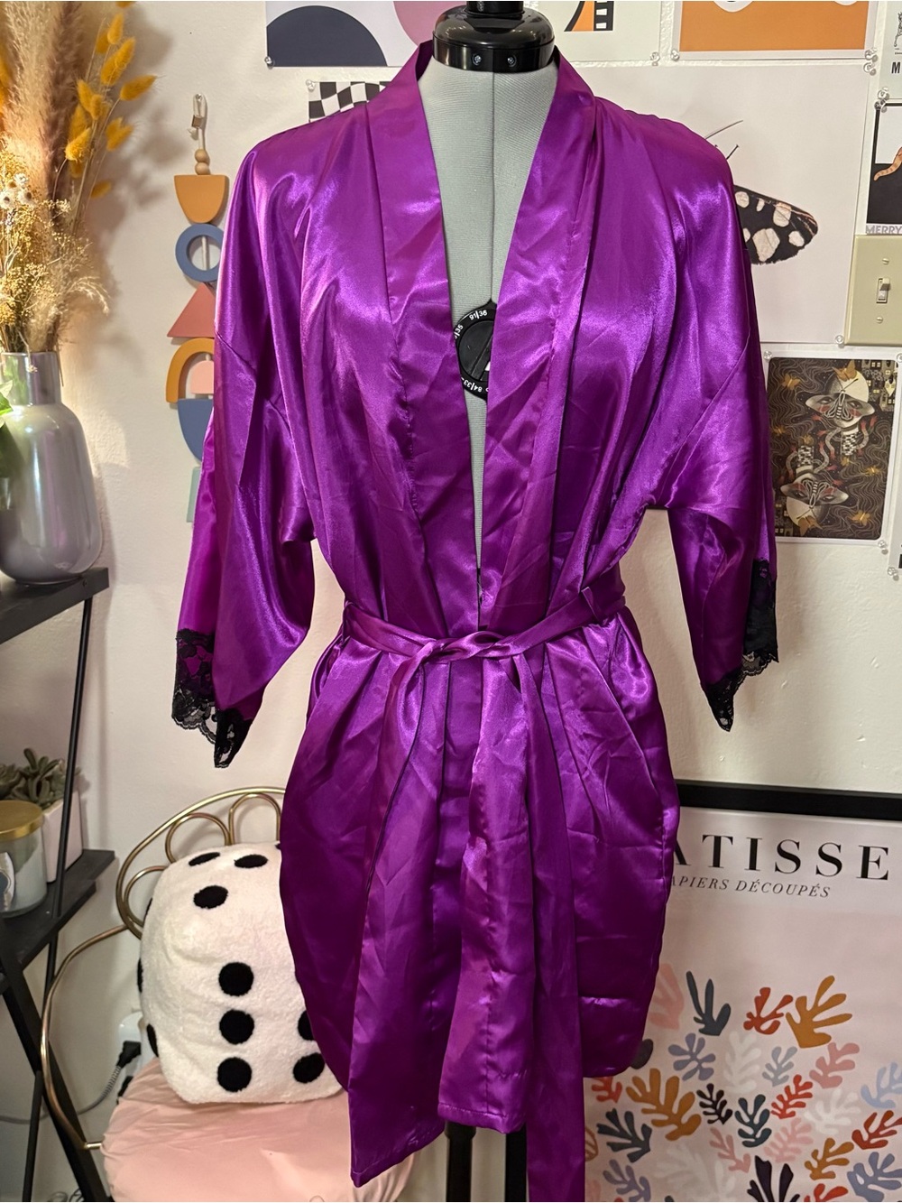 Vintage Frederick’s of Hollywood Satin Robe